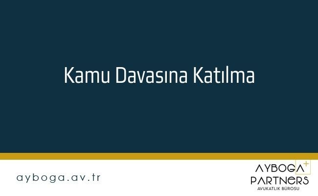 Kamu Davasına Katılma