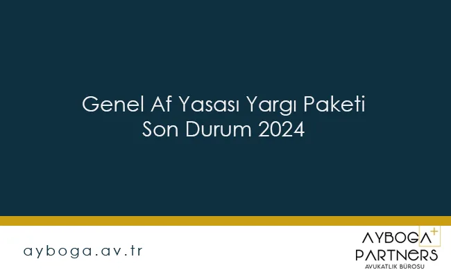 Genel Af Yasası 2024