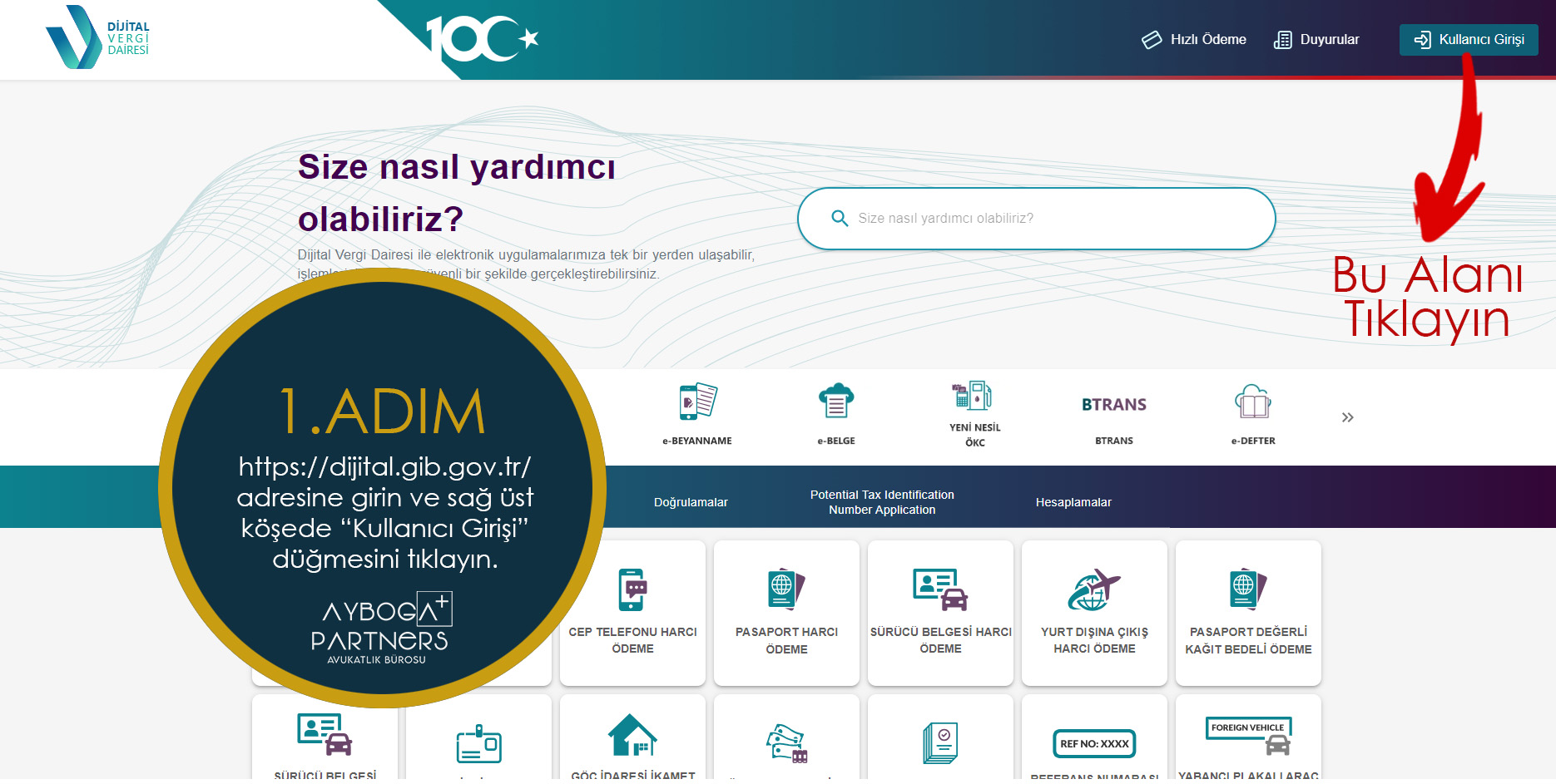 t.c. ile vergi borcu sorgulama 